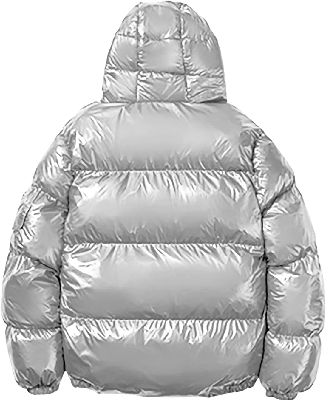 BIFUTON Puffer Jacket Hoodies for Men Zip Up Cotton Down Outwears Lightweight Down Jackets Mens Winter Coats with Pockets