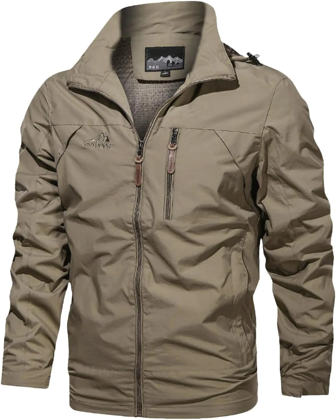 BIFUTON Winter Jackets for Men,Men's Lightweight Bomber Jacket Casual Spring Fall Windbreaker Zip Up Sportswear Outerwears