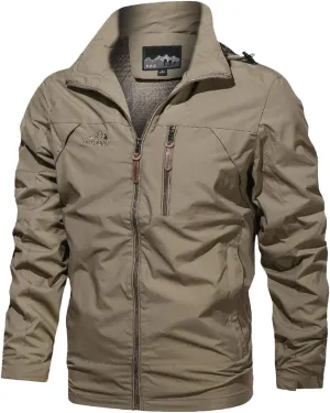 BIFUTON Winter Jackets for Men,Men's Lightweight Bomber Jacket Casual Spring Fall Windbreaker Zip Up Sportswear Outerwears