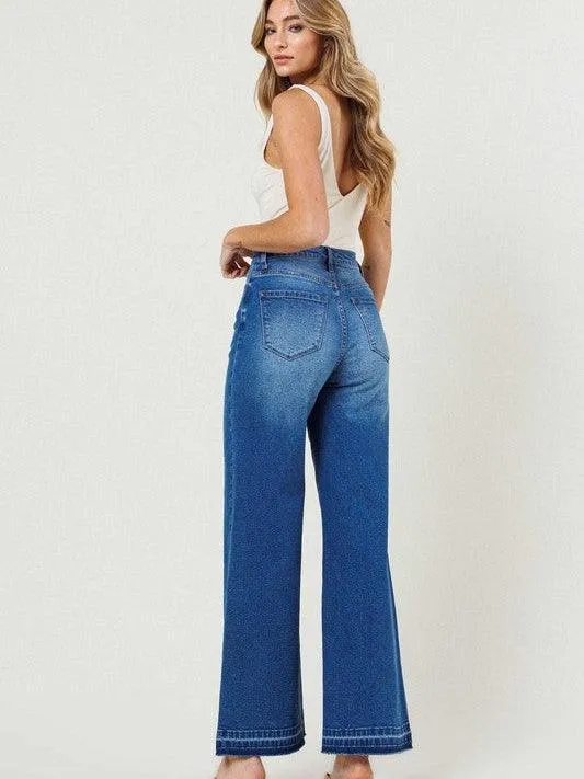 Big Life High Waisted Wide Leg Jeans