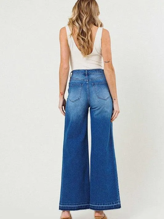 Big Life High Waisted Wide Leg Jeans