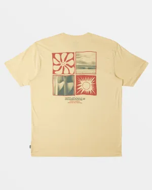 Billabong Twin Fins Tee-Papaya