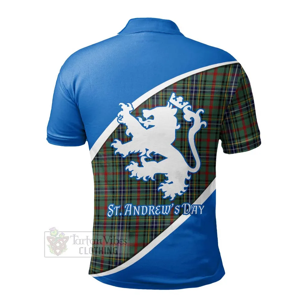 Bisset Family Crest Tartan Polo Shirt Celebrate Saint Andrew's Day in Style