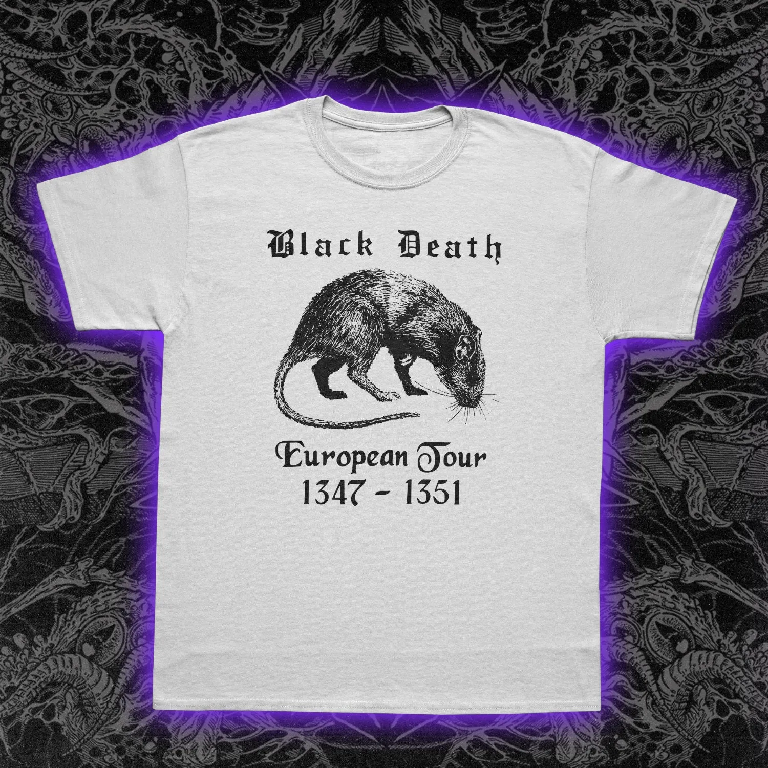Black Death European Tour Slim Fit Tee