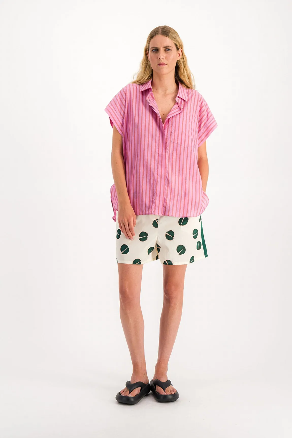 Blouse E241131daka E241131dakar Rose-Rouge-Raye