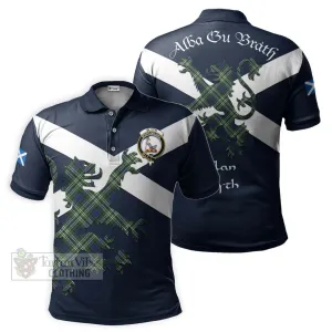 Blyth Tartan Lion Rampant Polo Shirt Proudly Display Your Heritage with Alba Gu Brath and Clan Name