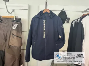 BMW MOTORRAD SOFTSHELL JACKET MAKE LIFE A RIDE BLUE