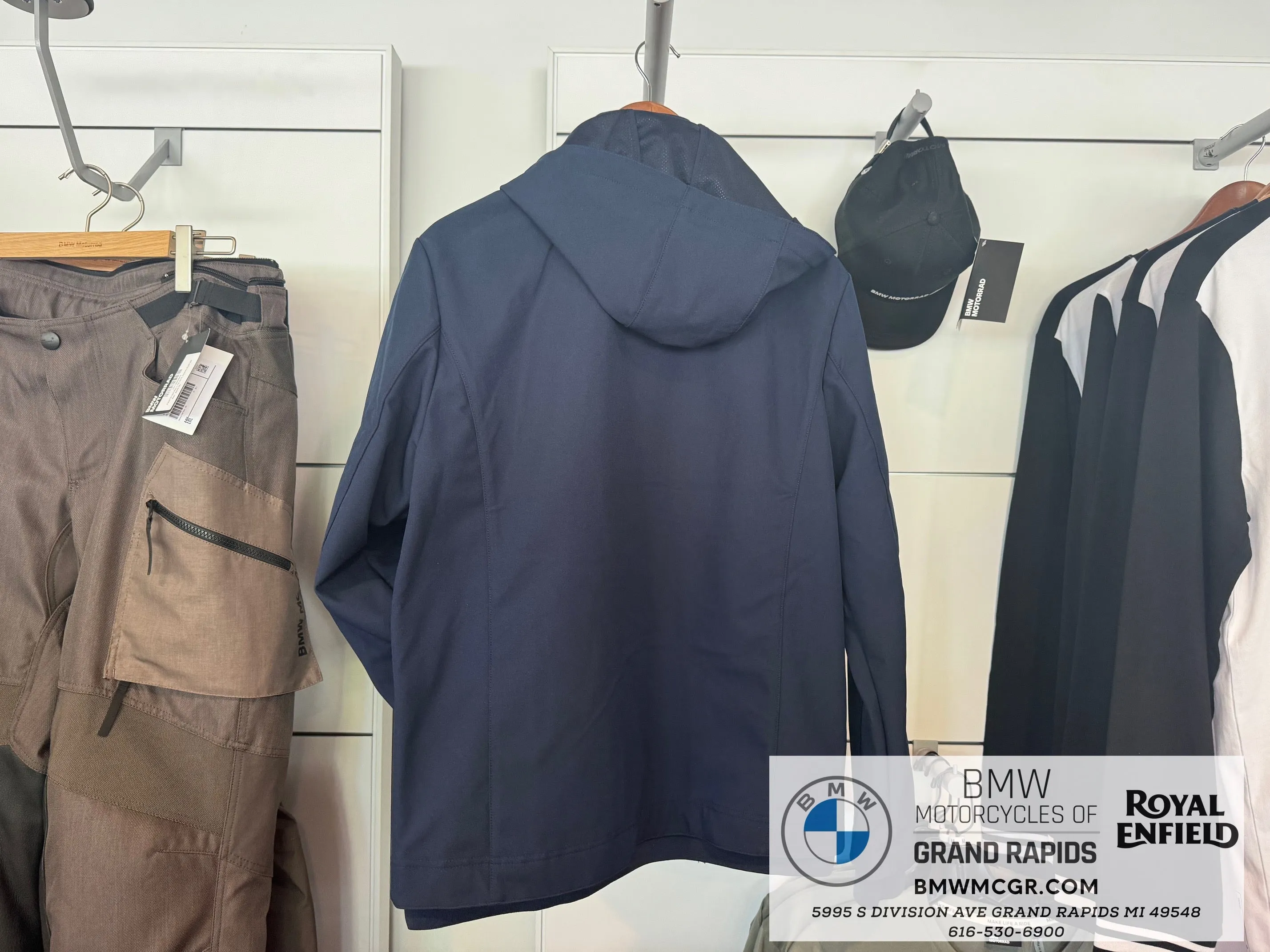 BMW MOTORRAD SOFTSHELL JACKET MAKE LIFE A RIDE BLUE