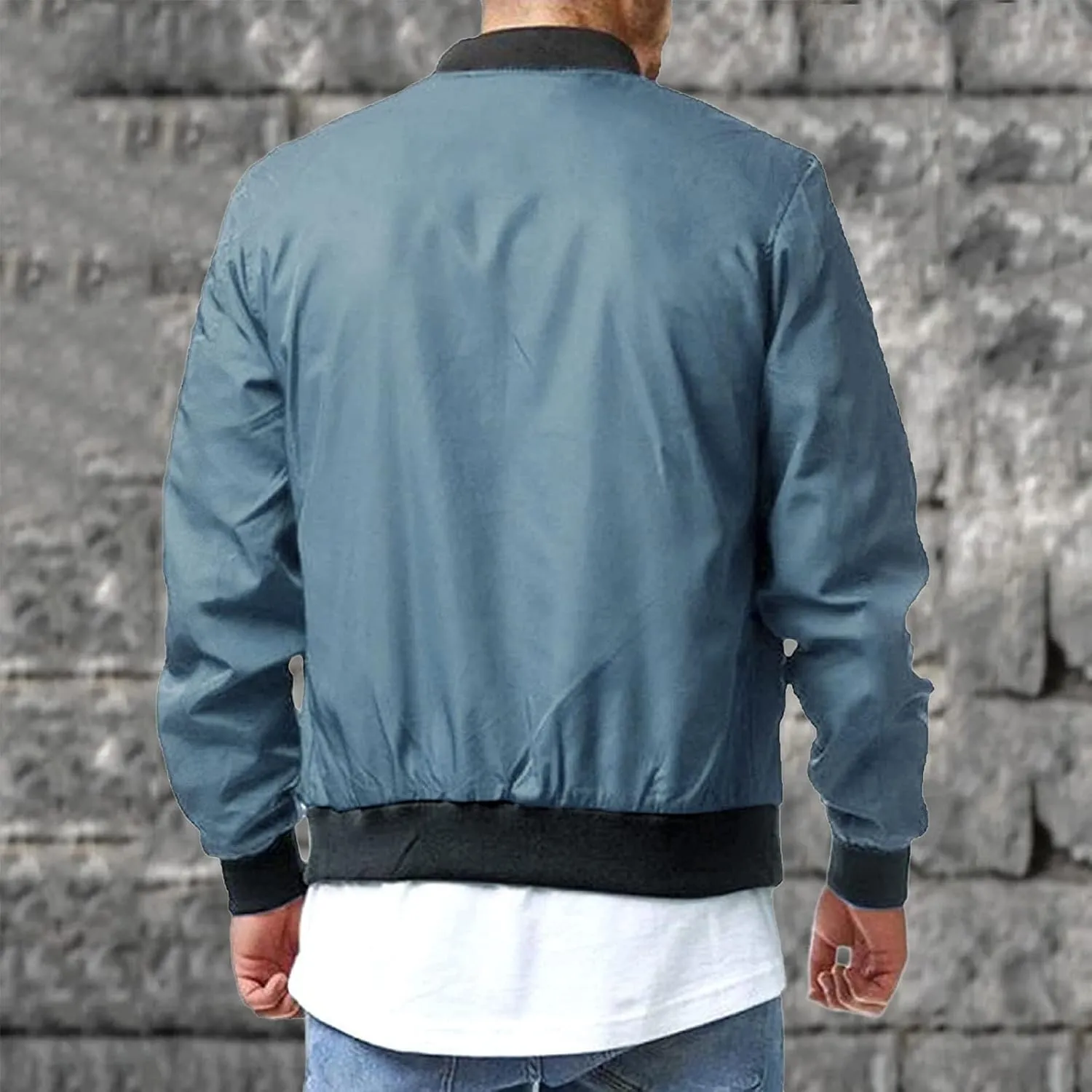 Bomber Jacket Men Mens Bomber Jacket Lightweight Slim Fit Softshell Windbreaker