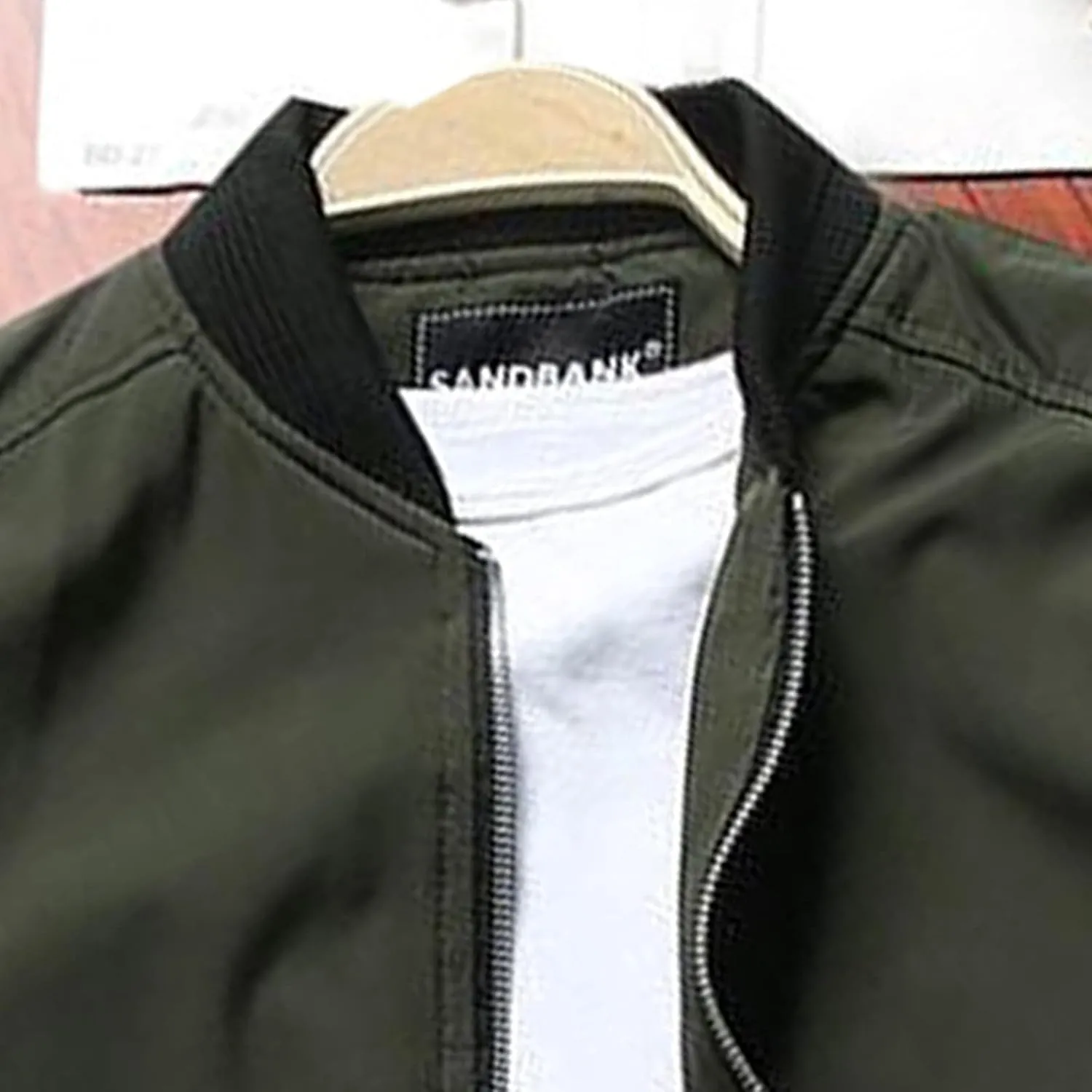 Bomber Jacket Men Mens Casual Lightweight Jacket Softshell Flight Bomber Jacket Varsity Windbreaker