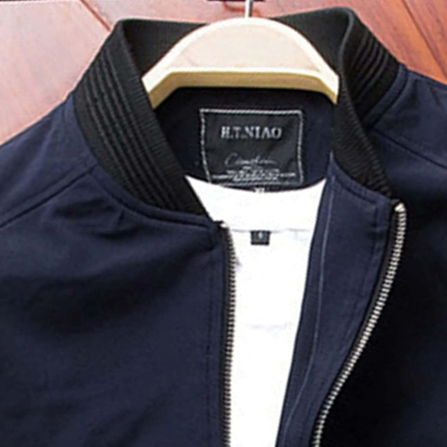 Bomber Jacket Men Men's Lightweight Softshell Coat Sportwear Zipper Windbreaker Flight Bomber Jacket