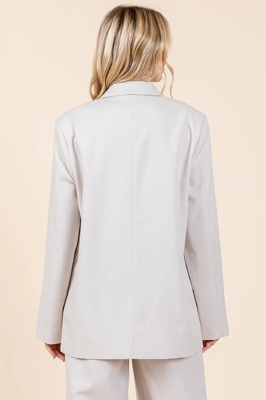Boyfriend Fit Blazer Jacket