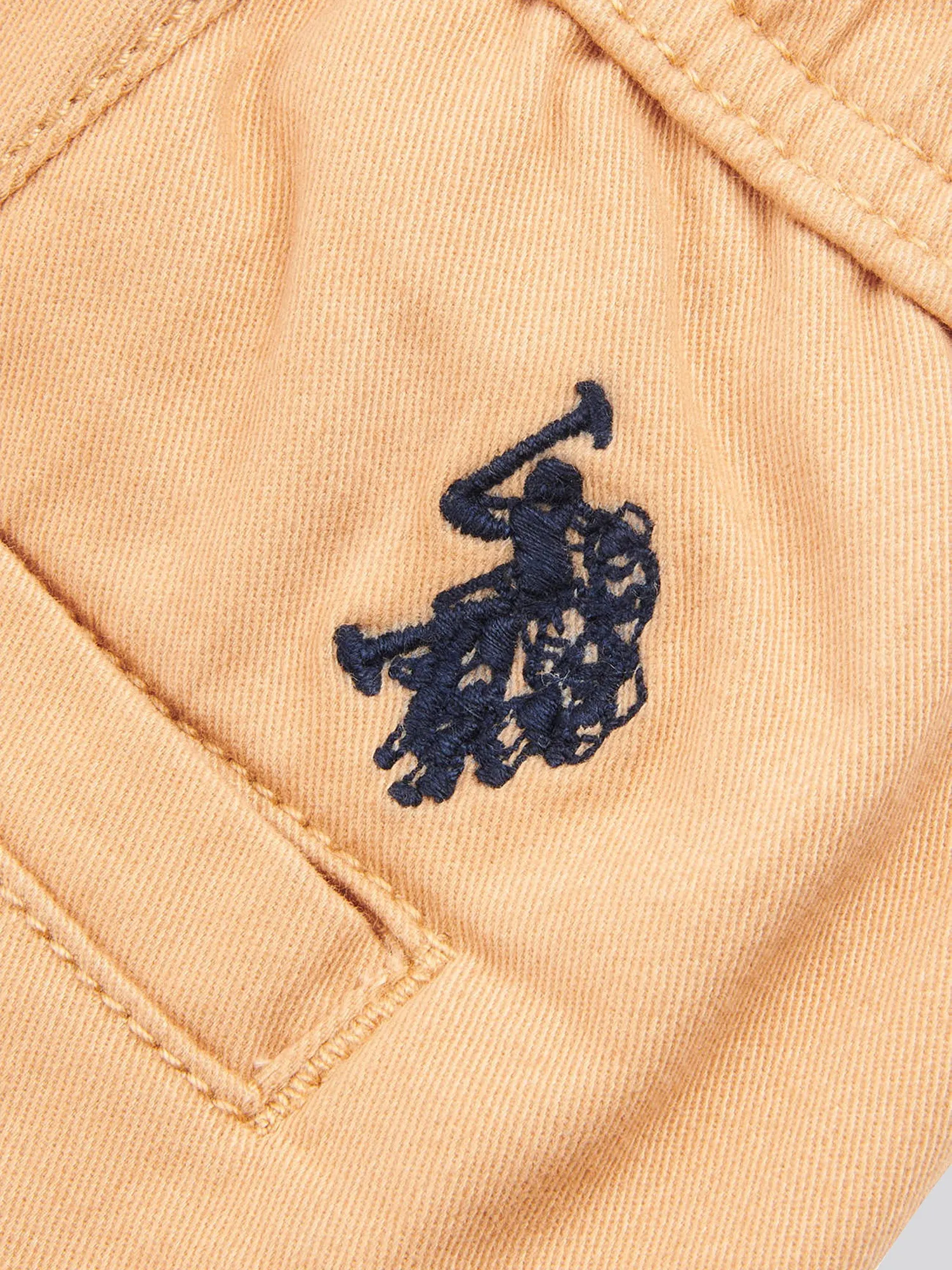 Boys Drawstring Waist Trouser in Tan