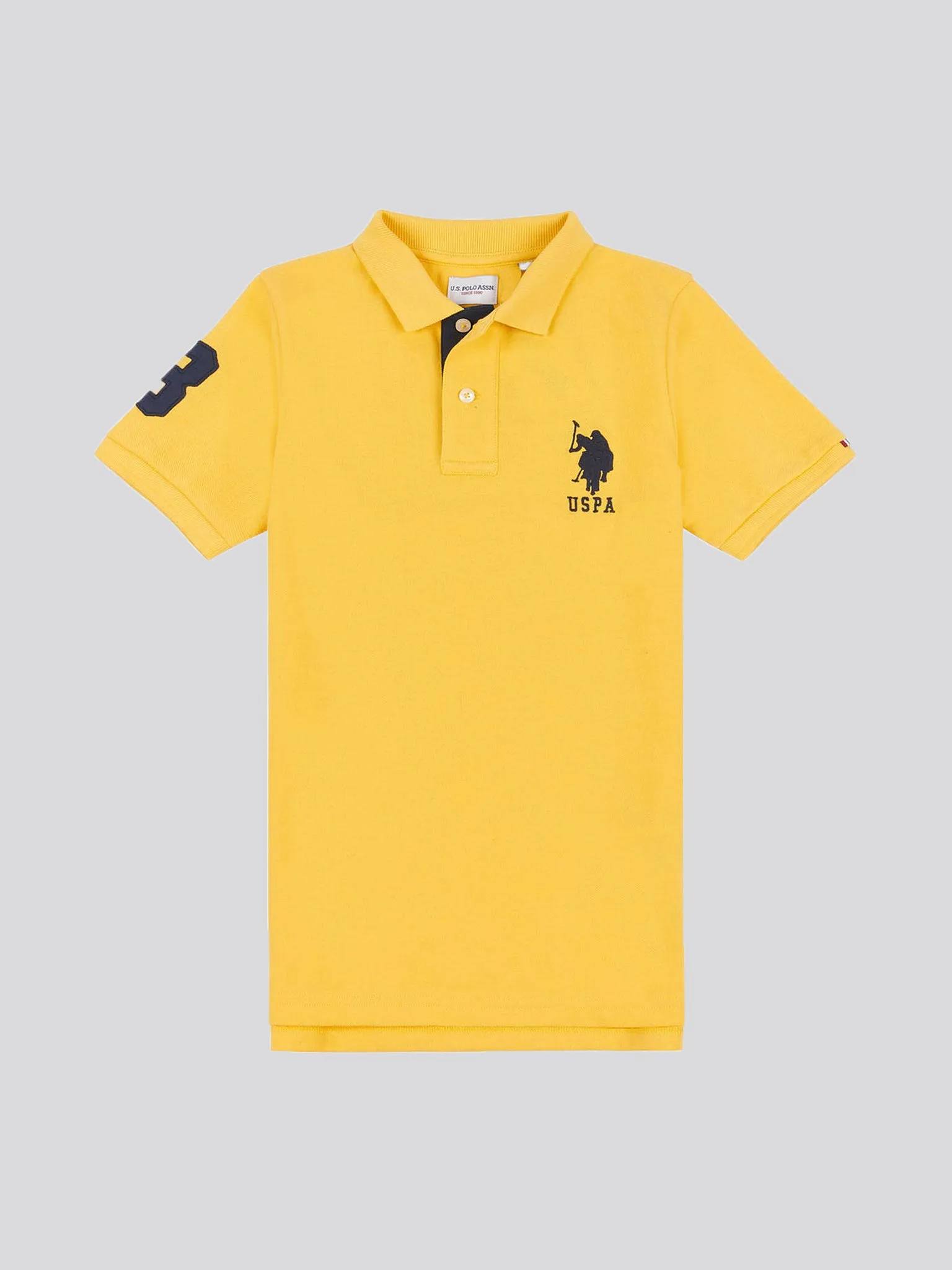 Boys Player 3 Polo Shirt in Sunset Gold