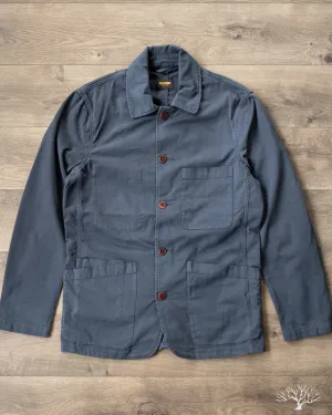 Brewer Jacket Cotton Structure - Navy