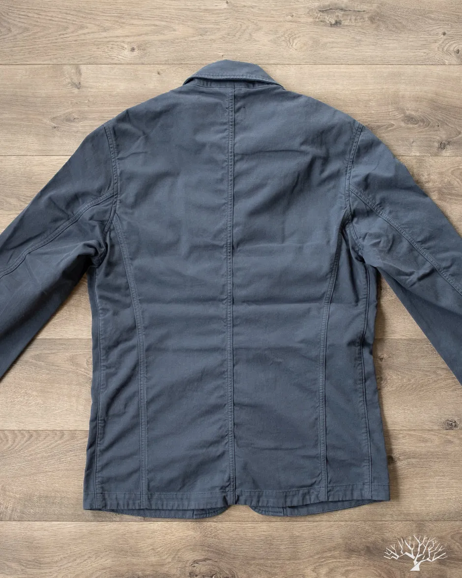 Brewer Jacket Cotton Structure - Navy
