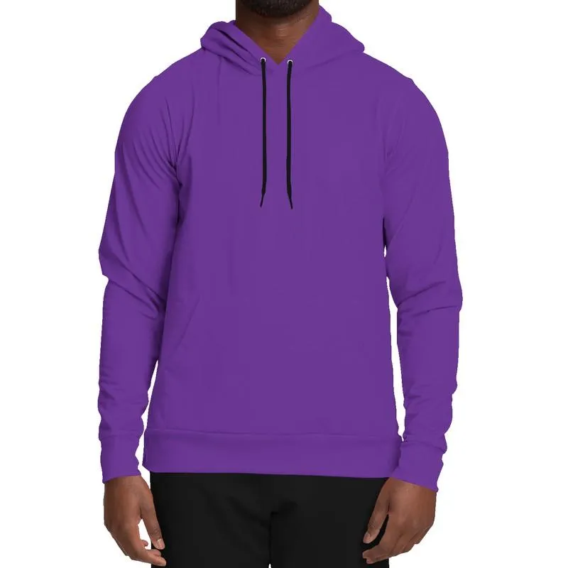 Bright Violet Hoodie | Unisex | with PLUS sizes | Bright Pure Violet | C75M100Y0K0