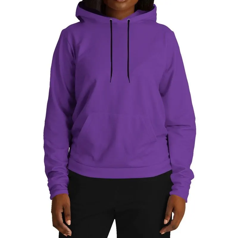 Bright Violet Hoodie | Unisex | with PLUS sizes | Bright Pure Violet | C75M100Y0K0