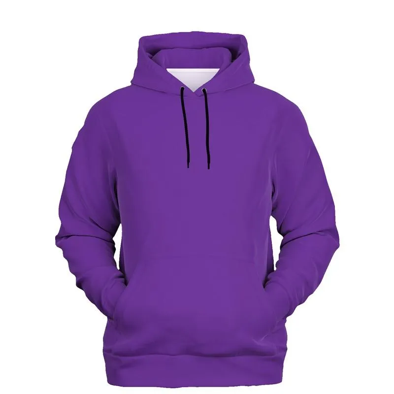 Bright Violet Hoodie | Unisex | with PLUS sizes | Bright Pure Violet | C75M100Y0K0