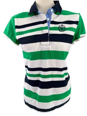 Bright Winter Striped Polo Shirt