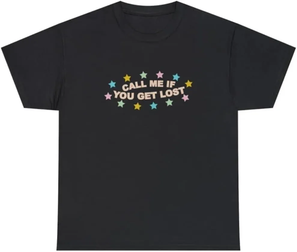 Call Me If You Get Lost T-Shirt, Gift for Vintage Style Tee