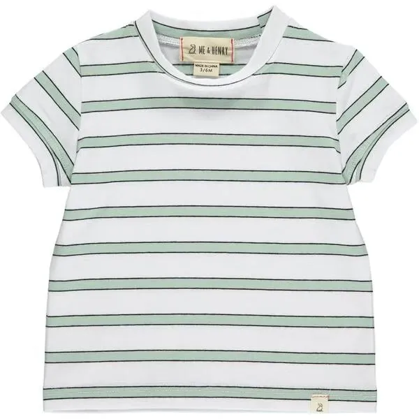 Camber Green and White Stripe T-Shirt
