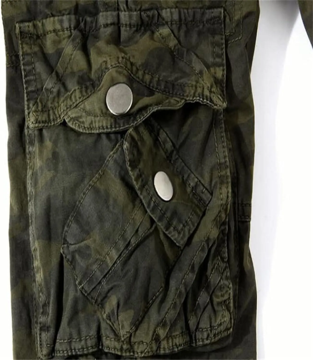 Camo Cargo Shorts for Men Plus Size Casual Summer Fashion Hiking Shorts Multi-Pocket Running Workout Short with Belt