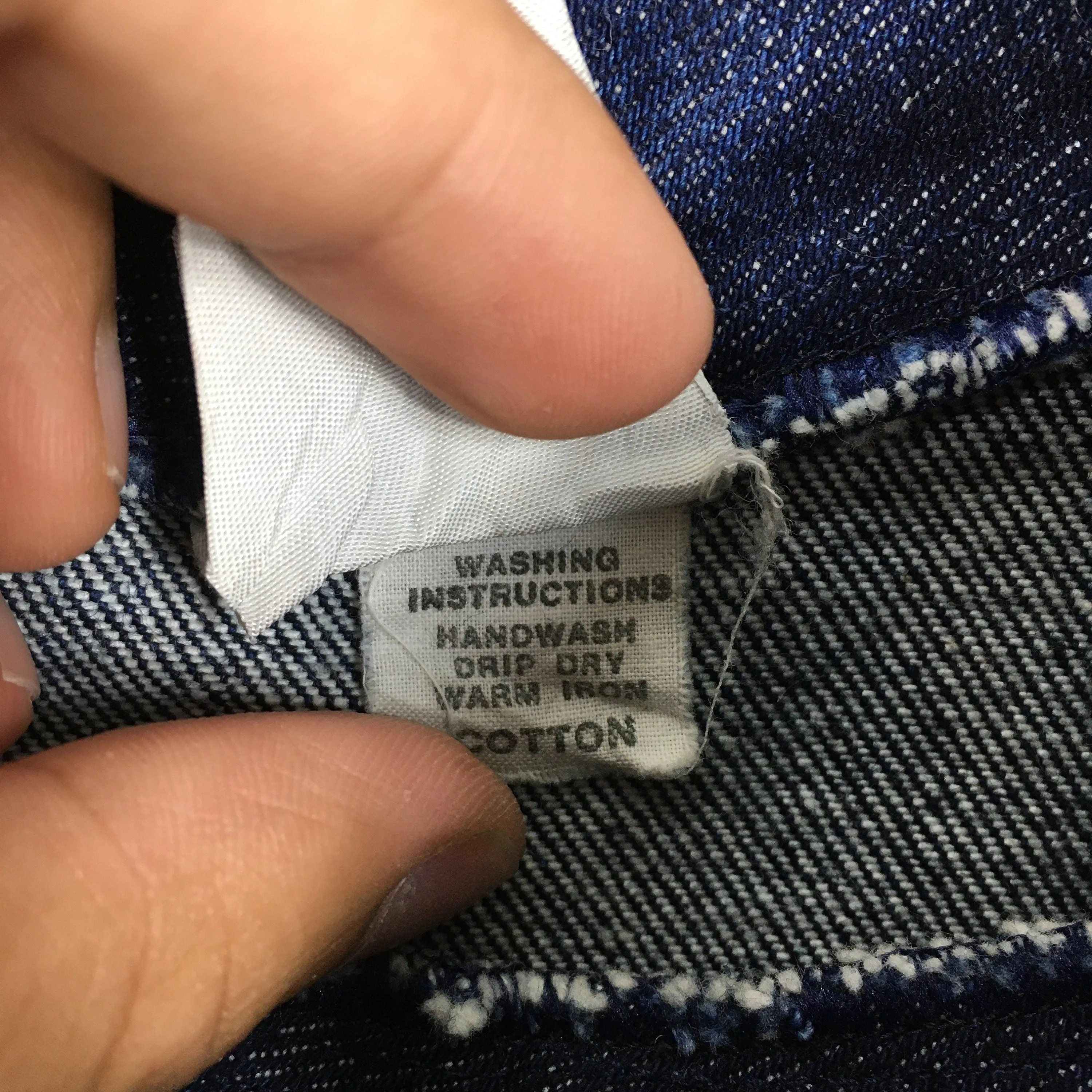Cape Pullover Jeans Jacket Large