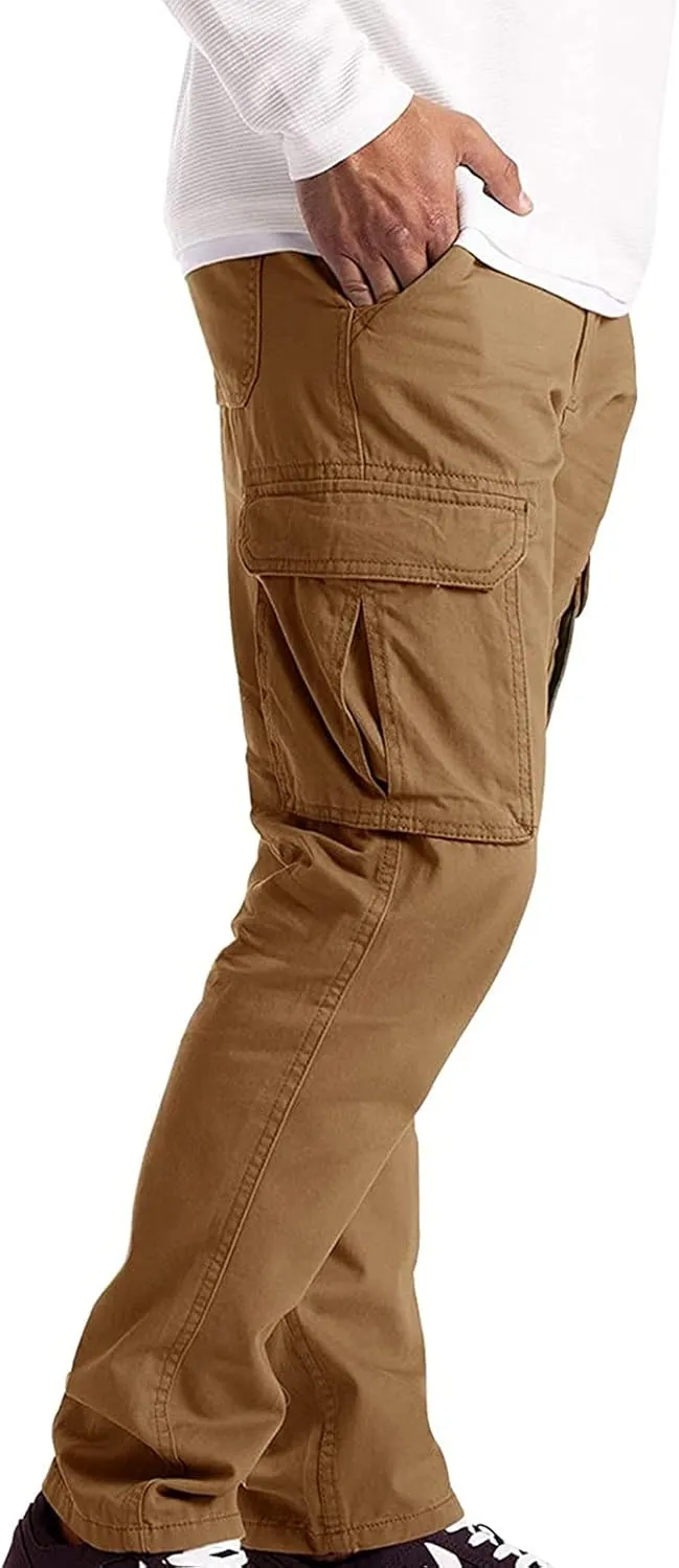 Cargo Pants for Men Big and Tall Pants Lightweight Sports Jogger Sweatpants Drawstring Pants Outdoor Fishing Trousers