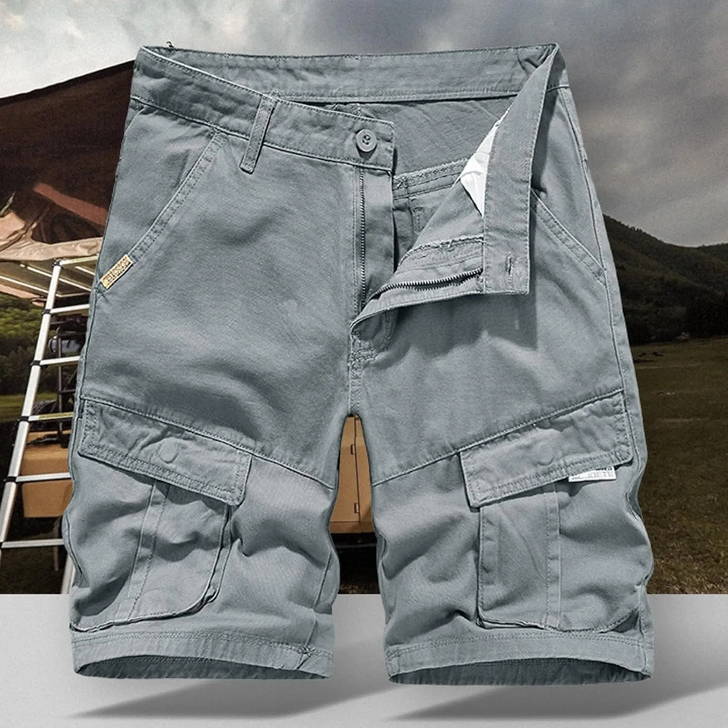 Cargo Shorts for Men Relaxed Fit Loose 2025 Baggy Y2K Shorts Plus Size Lounge Outdoor Sports Athletic Trousers with Pockets