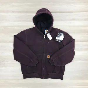 Carhartt J130 DWN Quilted Flannel Lined Sandstone Duck Jacket NWT - Large