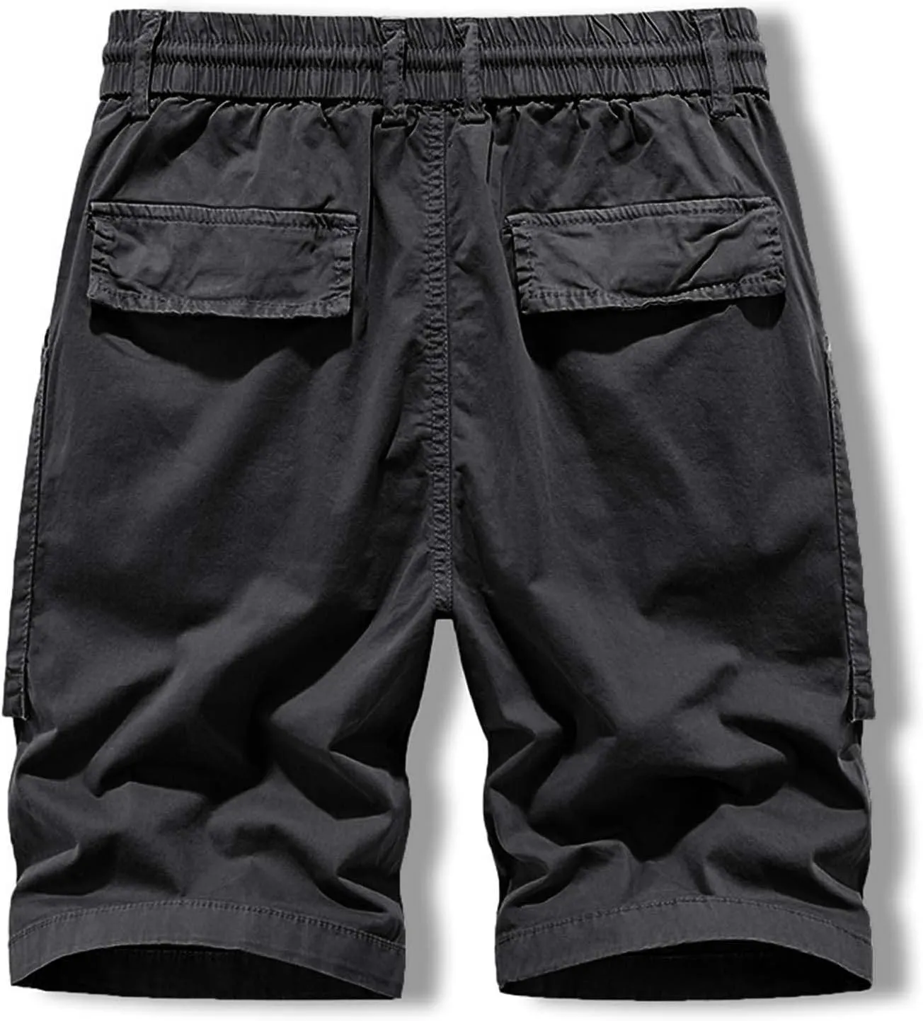Casual Shorts for Men Multi-Pocket Drawstring Elastic Waist Cargo Shorts Stretch Comfort Outdoor Workout Summer Short