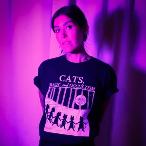 Cats Magic And Occultism Slim Fit Tee