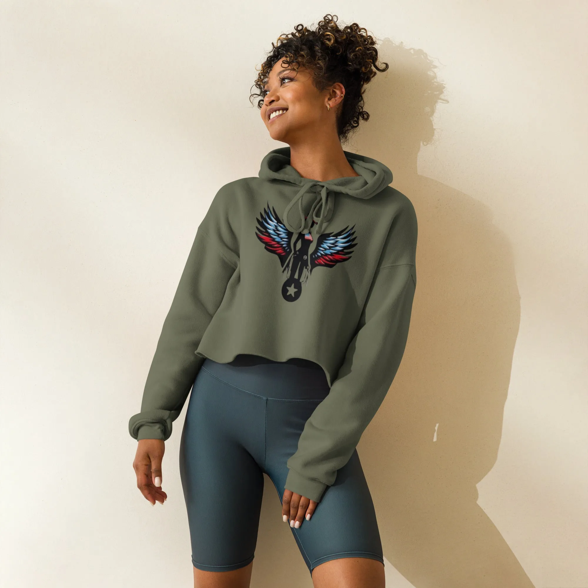 Cavalry Trails Cropped Hoodie – Stylish & Trendy Statement Piece