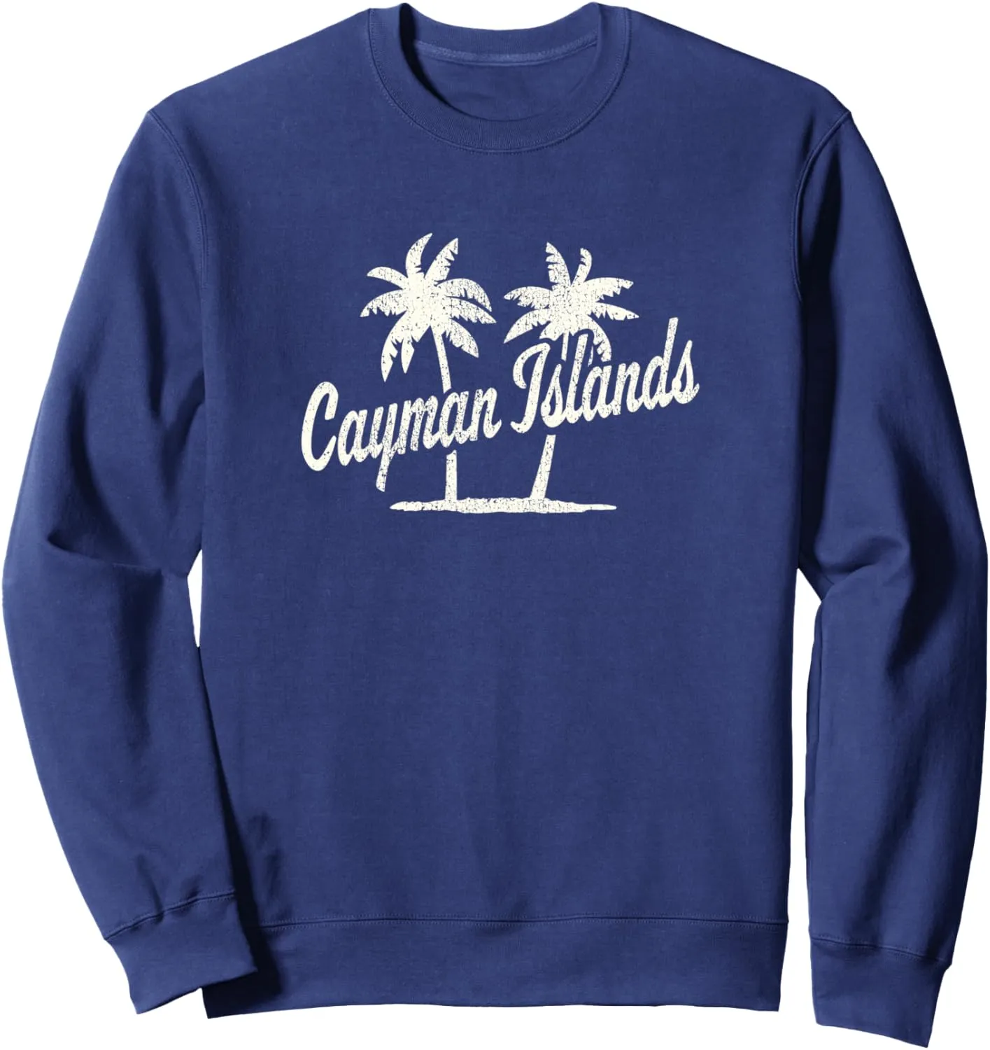 Cayman Islands Vintage 70s Palm Trees Graphic Sweatshirt
