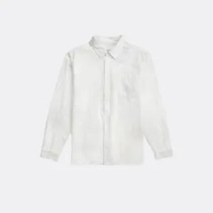 Classic Linen LS Shirt (Vintage White)