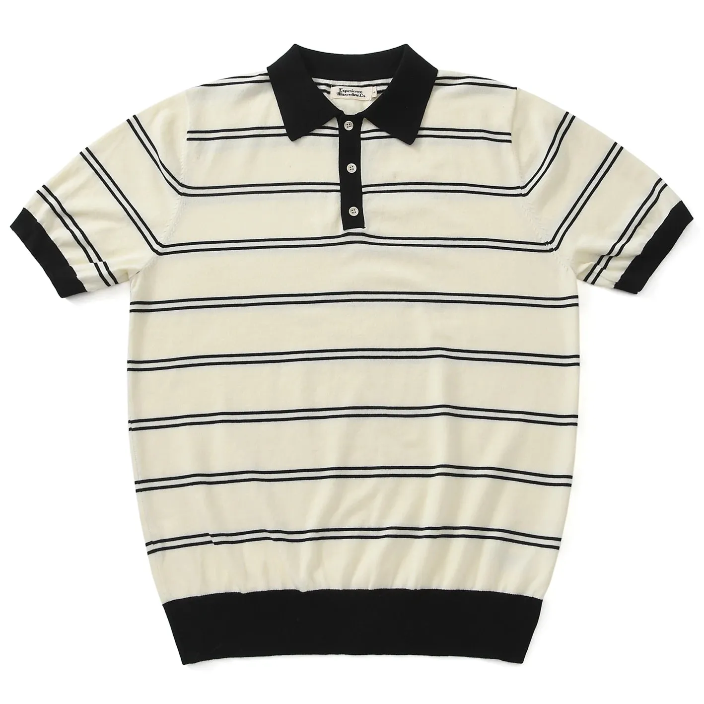Classic Style Striped Polo Shirt for Men - Short Sleeves