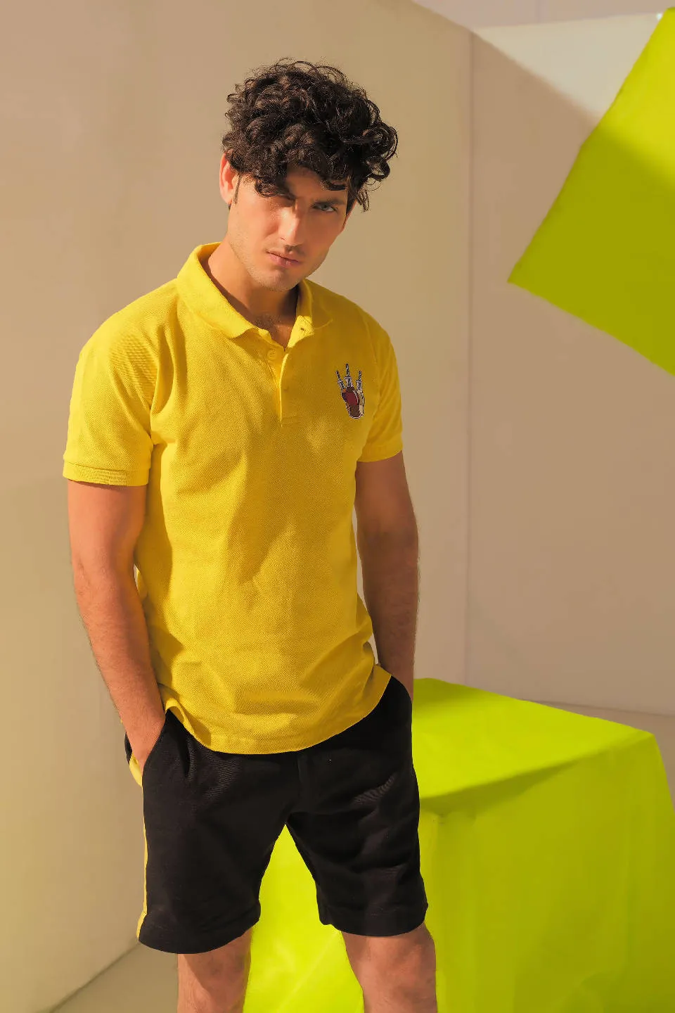 COLD DRINKS BADGE POLO SHIRT