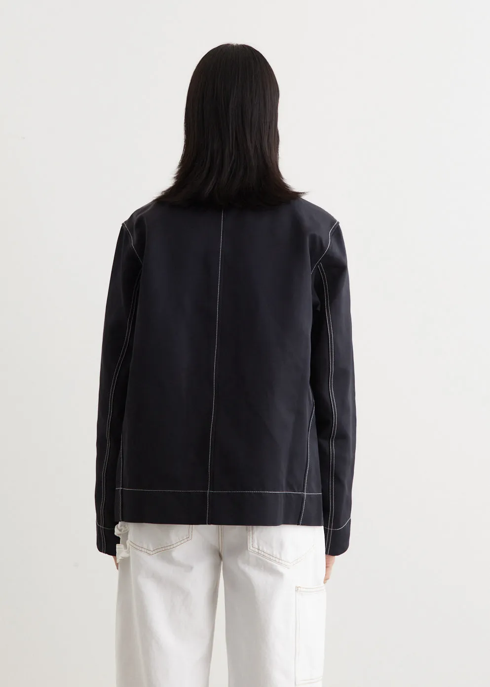 Contrast Seam Workwear Jacket