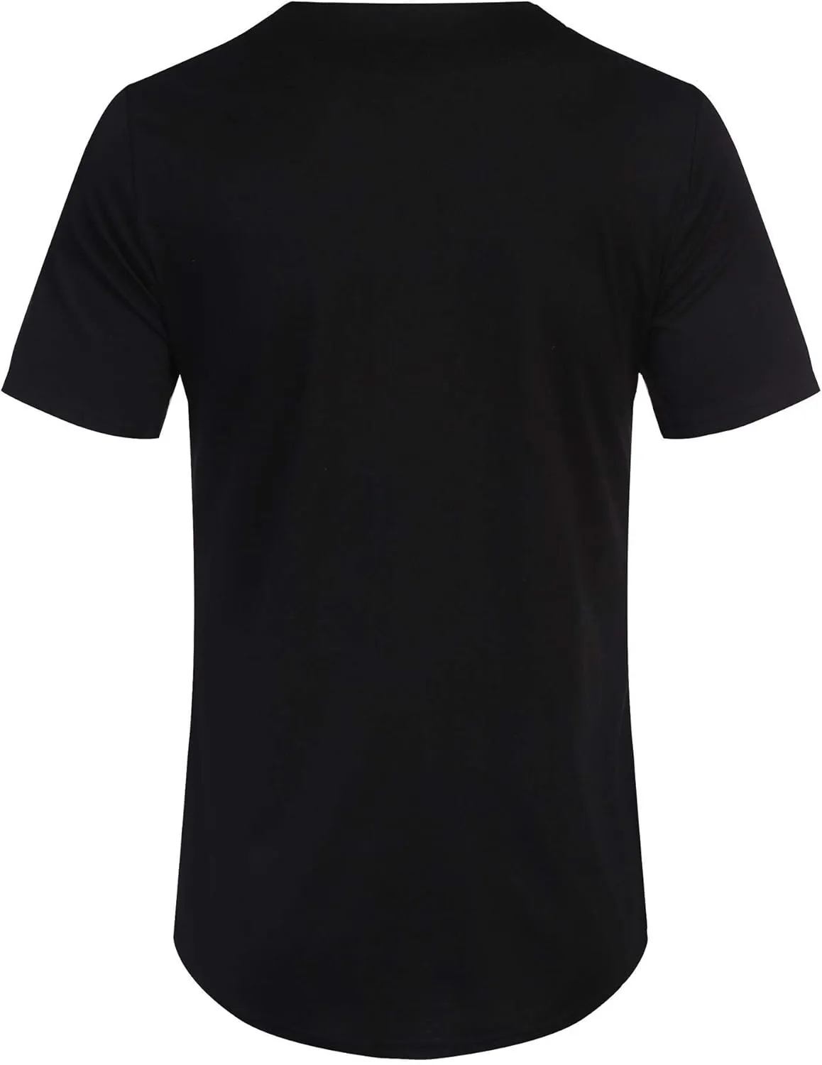 COOFANDY Men's Baseball Button Down Jersey Short Sleeve Hipster Hip Hop T Shirts