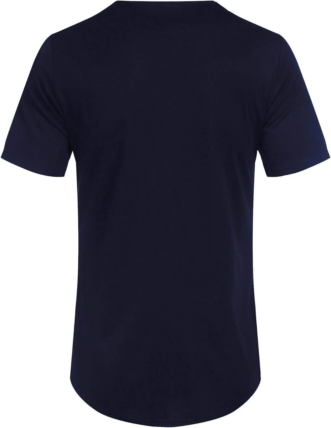 COOFANDY Men's Baseball Button Down Jersey Short Sleeve Hipster Hip Hop T Shirts