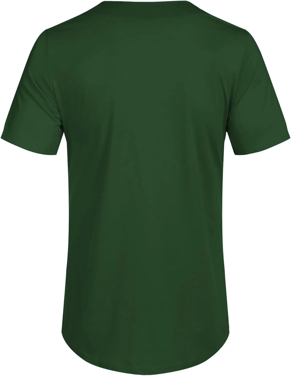 COOFANDY Men's Baseball Button Down Jersey Short Sleeve Hipster Hip Hop T Shirts