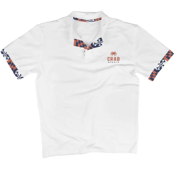 Crab Sports (White) / Polo
