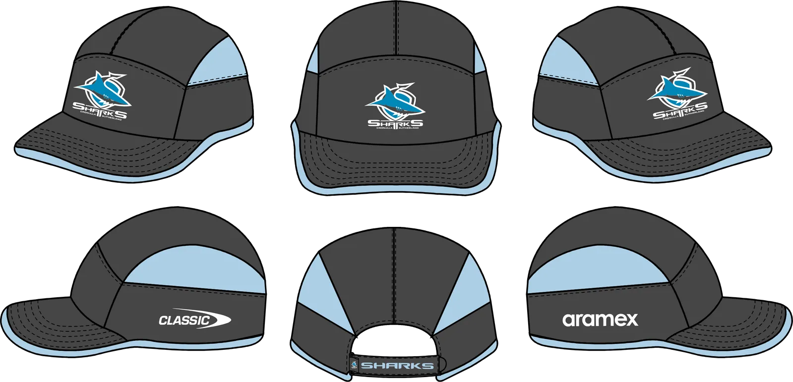 Cronulla Sutherland Sharks Training  Baseball cap