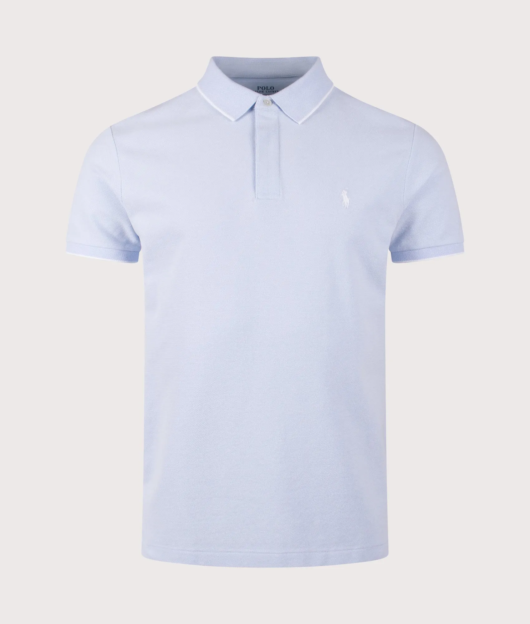 Custom Slim Fit Stretch Oxford Mesh Polo Shirt