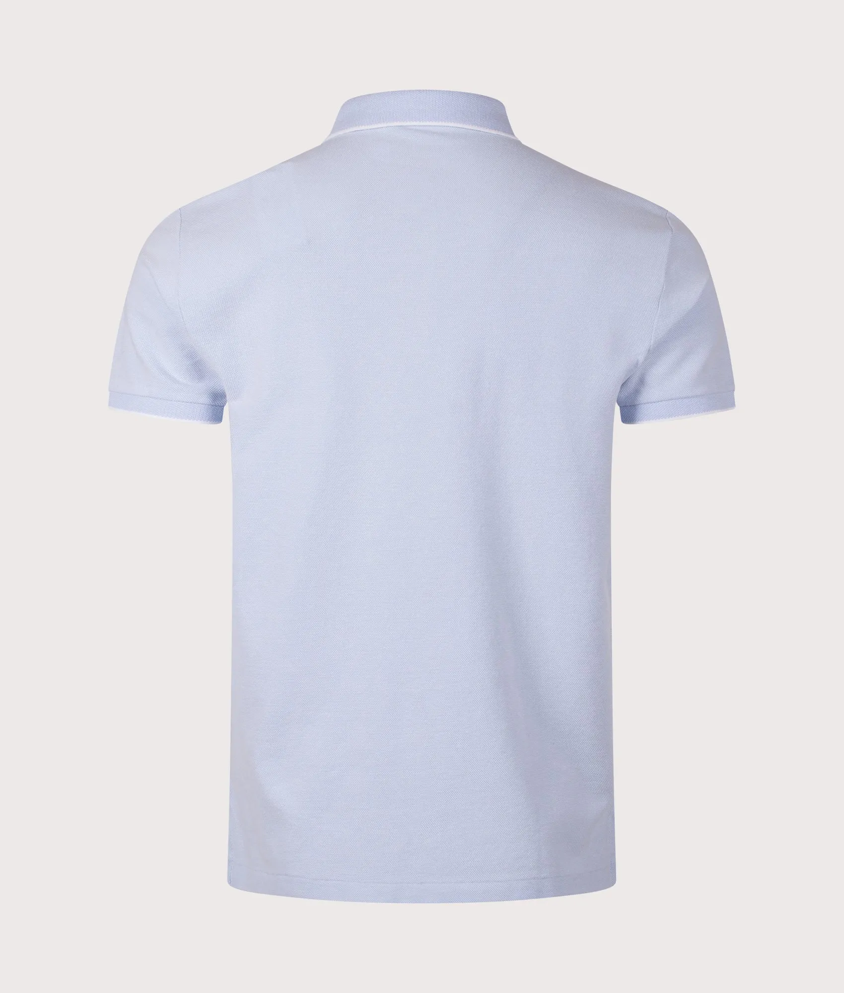 Custom Slim Fit Stretch Oxford Mesh Polo Shirt
