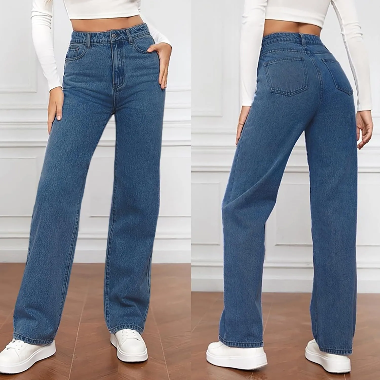 Cute Jeans Sweatpant Jeans Jeans for Women Trendy Petite Straight Leg Jeans for Women Plus Size Womens Pants Casual