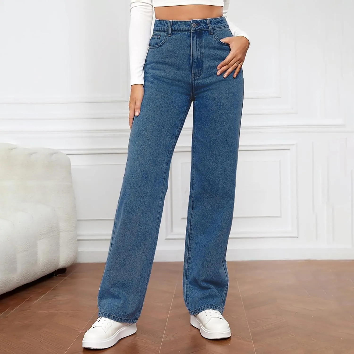 Cute Jeans Sweatpant Jeans Jeans for Women Trendy Petite Straight Leg Jeans for Women Plus Size Womens Pants Casual