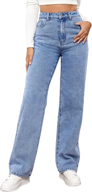 Cute Jeans Sweatpant Jeans Jeans for Women Trendy Petite Straight Leg Jeans for Women Plus Size Womens Pants Casual