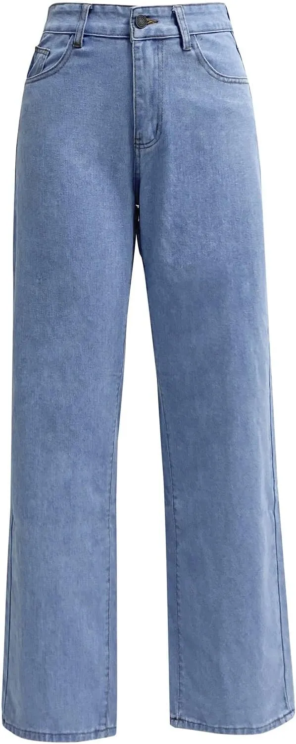 Cute Jeans Sweatpant Jeans Jeans for Women Trendy Petite Straight Leg Jeans for Women Plus Size Womens Pants Casual